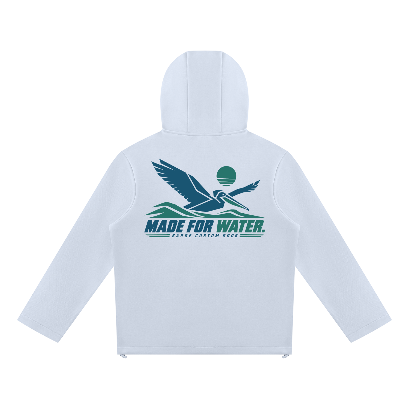 Unisex Paneled Full Zip Hoodie