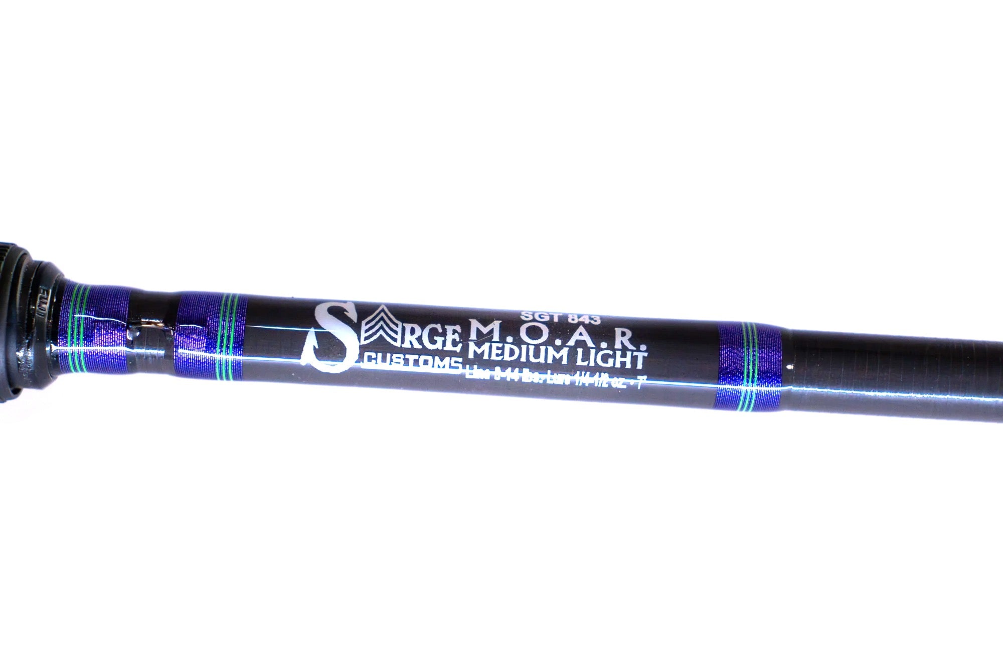 sarge custom fishing rods The M.O.A.R. Medium Light